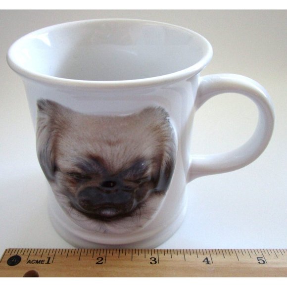 XPRES Best Friend Originals PEKINGESE Embossed/Raised DOG 3D Coffee Mug 2002 VTG - Picture 9 of 9